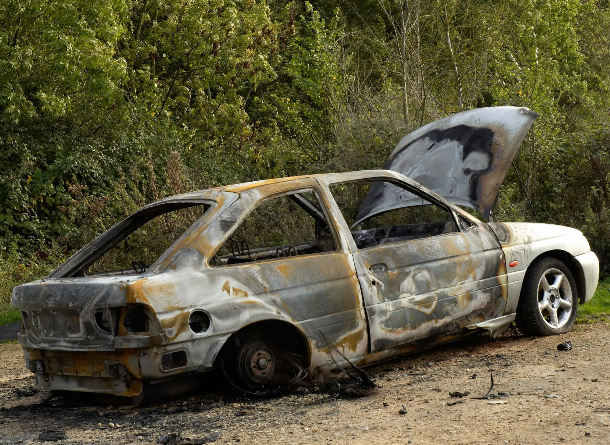 Épave de voiture